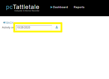 download activities with pctattletale